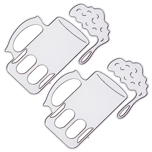 YOSADIER 2 Stück Messerform -Set geformt DIY Form aus Kohlenstoffstahl stirbt Becher Silber von YOSADIER