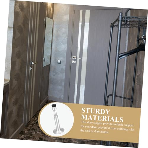 YOSADIER 2 Stück Teiliges Metall Türstopper mit Hydraulischem Dämpfer Selbstklebend Stoßfest Geräuschlos Geeignet für Badezimmer und Wohnungstüren Einfache Montage ohne Bohren Modernes von YOSADIER
