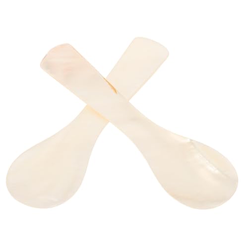 YOSADIER 2 Stück Teiliges Shell Löffel aus Perlmutt Kaviarlöffel für Eiscreme Saucen und Desserts Ergonomisches Design für Komfortables Servieren YOSADIER 2 Stück Teiliges Shell Löffel aus Perlmutt Kaviarlöffel für Eiscreme Saucen und Desserts Ergonomisches Design für Komfortables Servieren von YOSADIER