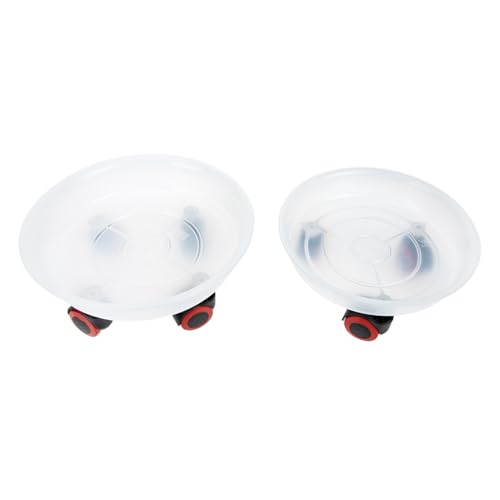 YOSADIER 2 Stück Transparenter Robuster Blumentopf untersetzer Wetterfest Stoßfest Vielseitig Einsetzbar als Pflanzenhalter und Pflanzentopfständer für Innen und Außen YOSADIER 2 Stück Transparenter Robuster Blumentopf untersetzer Wetterfest Stoßfest Vielseitig Einsetzbar als Pflanzenhalter und Pflanzentopfständer für Innen und Außen von YOSADIER