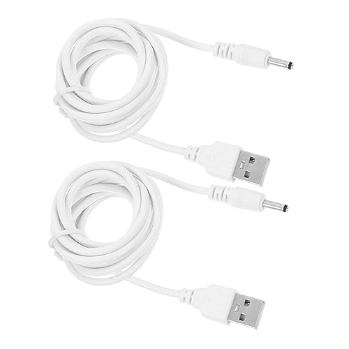 YOSADIER 2 Stück USB zu Dc Ladegerät Kabel Schwarz für Home Office Langlebig und Flexibel Kompatibel mit Meisten Wiederaufladbaren Geräten YOSADIER 2 Stück USB zu Dc Ladegerät Kabel Schwarz für Home Office Langlebig und Flexibel Kompatibel mit Meisten Wiederaufladbaren Geräten von YOSADIER