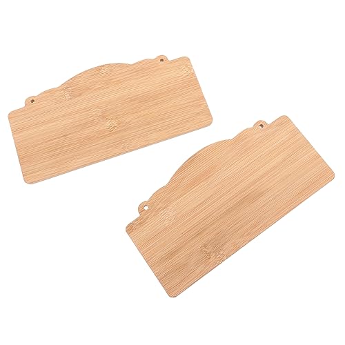 YOSADIER 2 Stück Unbearbeitete Holzschilder Dekorative Plaketten für DIY Projekte für Festtagsdekorationen Hängende Kunst und Mehr von YOSADIER