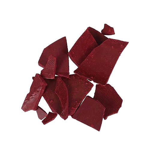 YOSADIER 2 Stück Wachsfarbe selber machen Flocke Kerzenwachs färben duftendes Wachs Wachsfarbblöcke DIY zubehör für die kerzenherstellung Soja-Farbstoff Sojawachs Farbstoff rot von YOSADIER