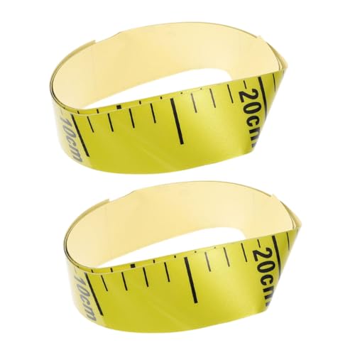 YOSADIER 2 Stück Wasserstandsskala Klebelineale Für Wasserstand Nützliches Selbstklebendes Lineal Klebrige Messlineale Selbstklebendes Lineal Für Wasserstand Selbstklebende Lineale Pvc von YOSADIER