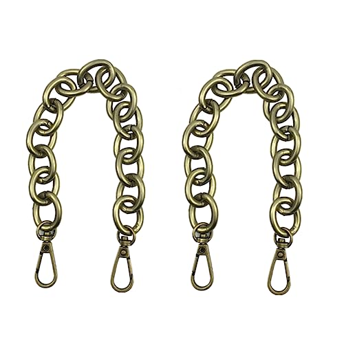 YOSADIER 2stücke Ersatz-eisenkette Antik Taschengurt-zubehör Griff-zubehör Für Handtaschen Koffer Und Andere Gegenstände Bronze von YOSADIER