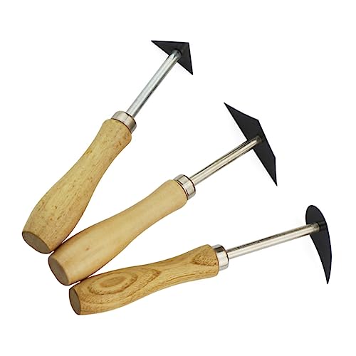 YOSADIER 3 Stück Stoßmesser aus Ton Bildhauerei Töpferwerkzeuge Cutter Werkzeug aus Ton Ton-Nadel-Werkzeug Handwerk Kunst DIY Werkzeug Keramik-Modellierwerkzeug DIY liefert Wolfram Stahl von YOSADIER