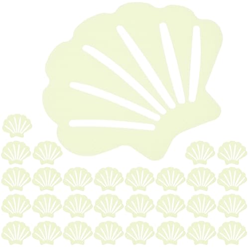 YOSADIER 30stücke Anti-rutsch-Aufkleber Für Badewanne Dusche Und Treppe Muschel-Design rutschfeste Sicherheitsaufkleber Aus Gummi YOSADIER 30stücke Anti-rutsch-Aufkleber Für Badewanne Dusche Und Treppe Muschel-Design rutschfeste Sicherheitsaufkleber Aus Gummi von YOSADIER