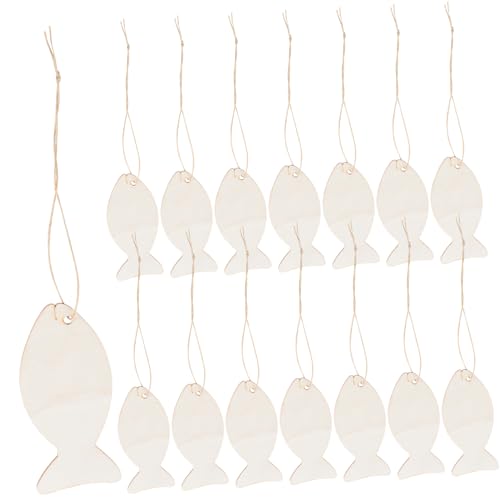 YOSADIER 32 Stück Teiliges Holzfisch Basteln Naturbelassene Holzscheiben mit Fischform Blanko DIY holzanhänger für Handgemachte Dekoration Langlebiges Material für Party Schulprojekte YOSADIER 32 Stück Teiliges Holzfisch Basteln Naturbelassene Holzscheiben mit Fischform Blanko DIY holzanhänger für Handgemachte Dekoration Langlebiges Material für Party Schulprojekte von YOSADIER