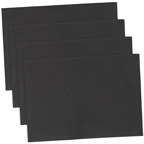 YOSADIER 4 Stück Blätter Modellmaterial für Schaumstoffplatten handgefertigtes Modellbaumaterial Schwarzes Schaumstoffbrett Kleidungsstück Eva-Board Eva-Cosplay-Material Eva-Schaum von YOSADIER