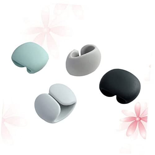 YOSADIER 4 Stück Kabel Organizer aus Silikon Headset Kabelhalter für Earphones und Ladegeräte Praktische Aufbewahrungslösungen für Sauberen Schreibtisch und Einfaches Zufällige Farbe YOSADIER 4 Stück Kabel Organizer aus Silikon Headset Kabelhalter für Earphones und Ladegeräte Praktische Aufbewahrungslösungen für Sauberen Schreibtisch und Einfaches Zufällige Farbe von YOSADIER