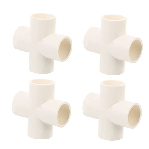 YOSADIER 4 Stück PVC Teiliges Rohrverbinder Langlebige Fittings für Gartenbewässerung Frostbeständig UV Beständig für DIY Projekte und Zentrale Verbindungen YOSADIER 4 Stück PVC Teiliges Rohrverbinder Langlebige Fittings für Gartenbewässerung Frostbeständig UV Beständig für DIY Projekte und Zentrale Verbindungen von YOSADIER