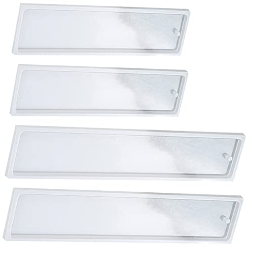 YOSADIER 4 Stück Silikon Lesezeichen Mold Epoxidharz Gießform für DIY Lesezeichen Rechteckige Silikonform für Kreative Bastelprojekte und Personalisierte YOSADIER 4 Stück Silikon Lesezeichen Mold Epoxidharz Gießform für DIY Lesezeichen Rechteckige Silikonform für Kreative Bastelprojekte und Personalisierte von YOSADIER