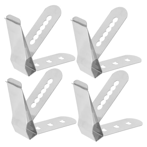 YOSADIER 4 Stück Teiliges Edelstahl Thermometer Clip Stabiler Halter für Bbq Sonden Vielseitig Einsetzbar für Grill Ofen und Braten Einfache Befestigung für Präzise Temperaturmessung YOSADIER 4 Stück Teiliges Edelstahl Thermometer Clip Stabiler Halter für Bbq Sonden Vielseitig Einsetzbar für Grill Ofen und Braten Einfache Befestigung für Präzise Temperaturmessung von YOSADIER