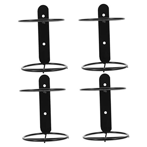 YOSADIER 4 Stück Wand Weinflaschenhalter Moderner Flaschenständer für Weinflaschen Platzsparendes Design für Küche Bar und Esszimmer Hochwertiges Metall Glatt und Sicher von YOSADIER