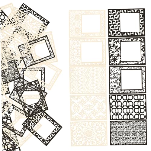 YOSADIER 40 Blatt Retro Scrapbook Papier mit Spitzenmuster Dekoratives Bastelmaterial für DIY Karten Fotoalben Notizbücher Langlebiges Vielfältiges Designpapier für Originelles YOSADIER 40 Blatt Retro Scrapbook Papier mit Spitzenmuster Dekoratives Bastelmaterial für DIY Karten Fotoalben Notizbücher Langlebiges Vielfältiges Designpapier für Originelles von YOSADIER