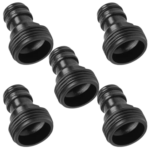 YOSADIER 5 Stück Wasserhahn Adapter für Gartenschlauch Schnellkupplung Schlauchanschluss für Waschmaschinen Langlebiges Material Installieren Vielseitig Einsetzbar von YOSADIER