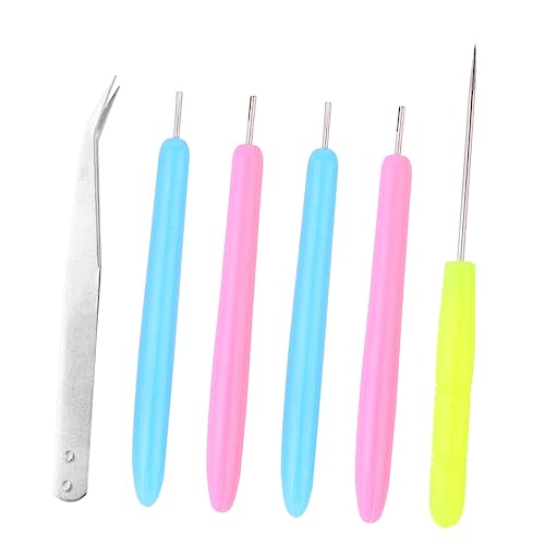 YOSADIER 6stücke Teiliges Papier Quilling Werkzeug Mit Rollstiften Pinzette Und Stift Für Anfänger Und Bastelprojekte Praktisches Papier Quilling Kit Für Kreative Bastelarbeiten von YOSADIER