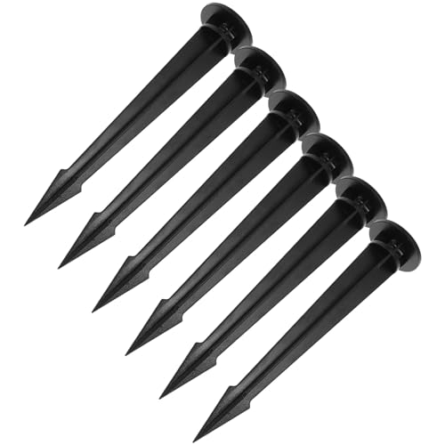 YOSADIER 6 Stück Teiliges Kunststoff Erdspieße Ersatz für Gartenlampen Langlebige Gartenbeleuchtung Halterung für LED Bodenlichter Außenbereich YOSADIER 6 Stück Teiliges Kunststoff Erdspieße Ersatz für Gartenlampen Langlebige Gartenbeleuchtung Halterung für LED Bodenlichter Außenbereich von YOSADIER
