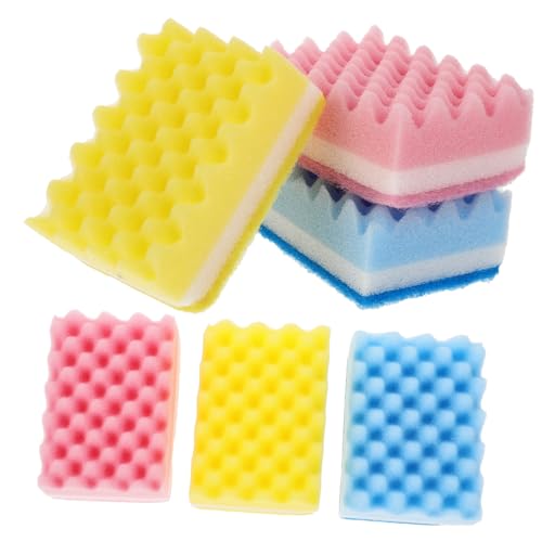 YOSADIER 6Stücke Reinigungsschwämme Multifunktionale Extra Dicke Radiergummi-schwamme für Küche Bad und Auto Geruchsneutral mit Einzigartiger Wellenstruktur zum Effektiven Entfernen von Schmutz YOSADIER 6Stücke Reinigungsschwämme Multifunktionale Extra Dicke Radiergummi-schwamme für Küche Bad und Auto Geruchsneutral mit Einzigartiger Wellenstruktur zum Effektiven Entfernen von Schmutz von YOSADIER