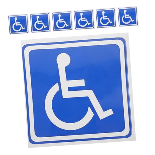 YOSADIER 7 Stück Teiliges Selbstklebender Rollstuhlfahrer Aufkleber Wetterfeste Handicap Schilder für Auto Klare Behindertensymbole Einfach Anzubringen Langlebig und für Fenster und Türen YOSADIER 7 Stück Teiliges Selbstklebender Rollstuhlfahrer Aufkleber Wetterfeste Handicap Schilder für Auto Klare Behindertensymbole Einfach Anzubringen Langlebig und für Fenster und Türen von YOSADIER