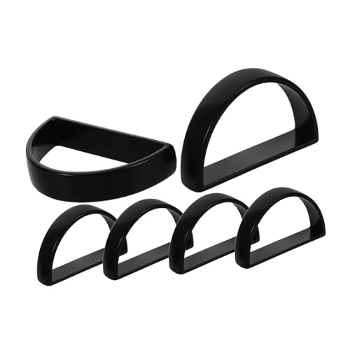 YOSADIER 8 Stück Schwarze Halbrunde Serviettenhalter mit Poliertem Finish D Form für Hochzeiten Partys und Alltagsmahlzeiten YOSADIER 8 Stück Schwarze Halbrunde Serviettenhalter mit Poliertem Finish D Form für Hochzeiten Partys und Alltagsmahlzeiten von YOSADIER