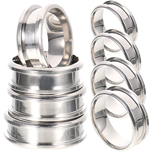 YOSADIER 8 Stück Teiliges Grooved Plain Finger Ringe Polierte Oberfläche Verschiedene für DIY Schmuckherstellung Stilvolles Design für YOSADIER 8 Stück Teiliges Grooved Plain Finger Ringe Polierte Oberfläche Verschiedene für DIY Schmuckherstellung Stilvolles Design für von YOSADIER