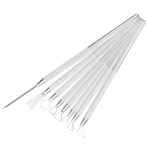 YOSADIER 8Stücke Teiliges Tonwerkzeug Leichte Nadelwerkzeuge für Präzises Lochen für Puppenherstellung und Polymer Projekte für Anfänger und Fortgeschrittene YOSADIER 8Stücke Teiliges Tonwerkzeug Leichte Nadelwerkzeuge für Präzises Lochen für Puppenherstellung und Polymer Projekte für Anfänger und Fortgeschrittene von YOSADIER