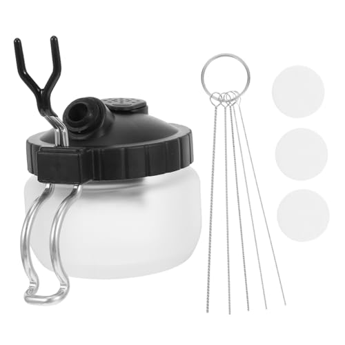 YOSADIER Airbrush-reinigungsbehälter Mit Stabilisatorglas Flaschenhalter Und Reinigungswerkzeugen Für Farbe Kompatibel Mit Verschiedenen Airbrush-Typen Für Malen Basteln Und von YOSADIER