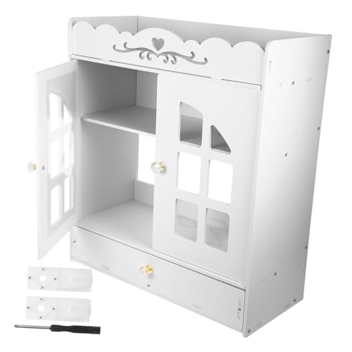 YOSADIER Badezimmer Wandhängeschrank aus Robustem Wandmontiertes Aufbewahrungsregal mit Fächern Platzsparend und Langlebig Multifunktionaler Badorganizer für Handtücher und Kleidung YOSADIER Badezimmer Wandhängeschrank aus Robustem Wandmontiertes Aufbewahrungsregal mit Fächern Platzsparend und Langlebig Multifunktionaler Badorganizer für Handtücher und Kleidung von YOSADIER