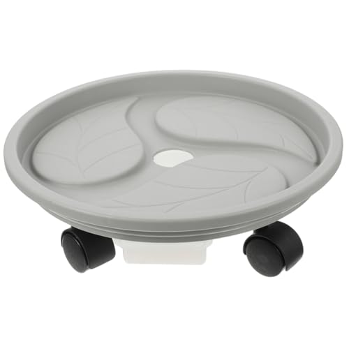 YOSADIER Beweglicher Pflanzenroller mit Wasserschale Belastbar bis Runder Blumentopf Untersetzer mit Universalrollen Bodenschonend für Innen und Außen Geeignet Praktischer Pflanzentopf YOSADIER Beweglicher Pflanzenroller mit Wasserschale Belastbar bis Runder Blumentopf Untersetzer mit Universalrollen Bodenschonend für Innen und Außen Geeignet Praktischer Pflanzentopf von YOSADIER