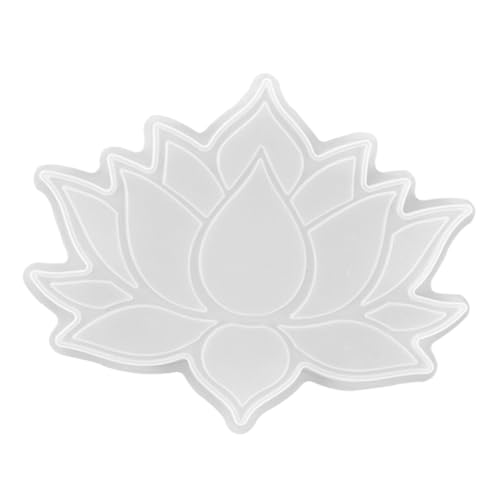 YOSADIER DIY Silikonform Lotus Untersetzer Gießform aus Langlebigem Silikon für Kristallharz Vielseitig für Tassenmatten Desktopdeko mit Individueller Gestaltung für Kreative DIY Projekte von YOSADIER