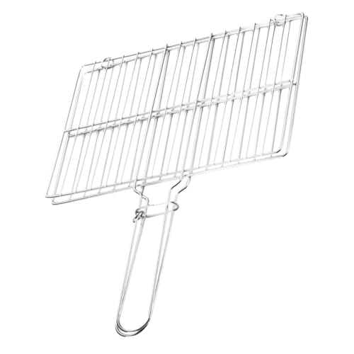 YOSADIER Edelstahl Grillkorb mit Griff Verstärktes Bbq Fischgrillnetz Hitzebeständig und Langlebig Tragbar für Fisch Steak und Gemüse Praktisches Grillzubehör für Outdoor und Garten YOSADIER Edelstahl Grillkorb mit Griff Verstärktes Bbq Fischgrillnetz Hitzebeständig und Langlebig Tragbar für Fisch Steak und Gemüse Praktisches Grillzubehör für Outdoor und Garten von YOSADIER
