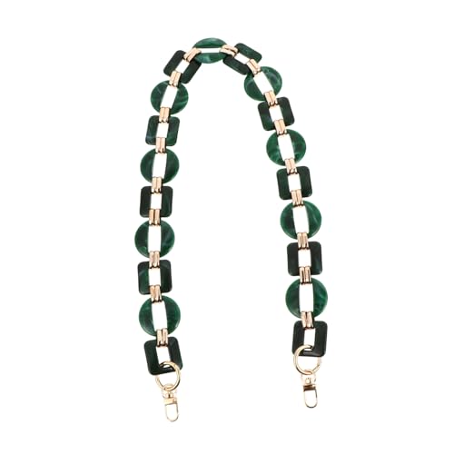 YOSADIER Einstellbare Abnehmbare Retro Resin Handtaschenkette Grün Modische Einzigartige Ersatz Taschengurtkette mit Glänzender Acryl Optik Praktische Tasche Accessoire für Damen YOSADIER Einstellbare Abnehmbare Retro Resin Handtaschenkette Grün Modische Einzigartige Ersatz Taschengurtkette mit Glänzender Acryl Optik Praktische Tasche Accessoire für Damen von YOSADIER