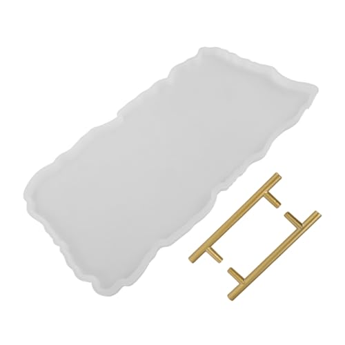 YOSADIER Große Silikonform für Epoxidharz Tray Robustes Diy Tablett mit Griffen Flexible Formstabile Gießform für Servierbrett Schmuck und Dekoherstellung Langlebiges Silikonmaterial YOSADIER Große Silikonform für Epoxidharz Tray Robustes Diy Tablett mit Griffen Flexible Formstabile Gießform für Servierbrett Schmuck und Dekoherstellung Langlebiges Silikonmaterial von YOSADIER
