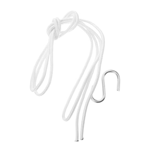 YOSADIER Hängesessel Seil mit S Haken und Strapazierfähigem Nylonband Baumschaukel Aufhängung Kit Leichtes Wetterbeständiges Hängematten Baumgurt Zubehör für Outdoor Camping von YOSADIER