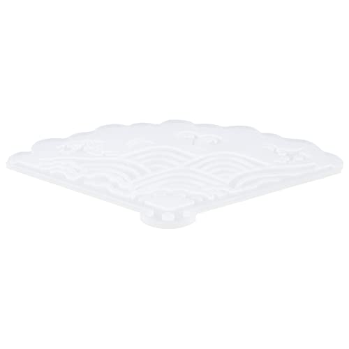 YOSADIER Handmade Fan Silikonform für Diy Projekte Flexibles Silikon Langlebig für Kreative Fächer Dekorationen mit Trockenblumen Perlenpigmenten und Glitzer von YOSADIER
