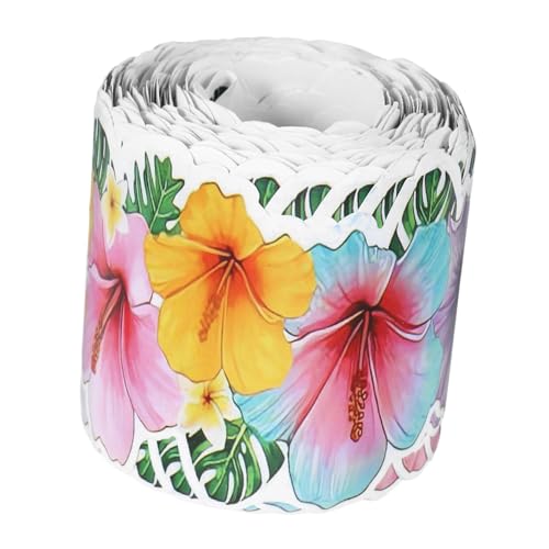 YOSADIER Hawaii-bordüre Mit Selbstklebenden Tropischen Blättern Und Blumen Pinnwand-dekor Für Klassenzimmer Sommer Schulanfang Wand Büro Party-zierleiste YOSADIER Hawaii-bordüre Mit Selbstklebenden Tropischen Blättern Und Blumen Pinnwand-dekor Für Klassenzimmer Sommer Schulanfang Wand Büro Party-zierleiste von YOSADIER