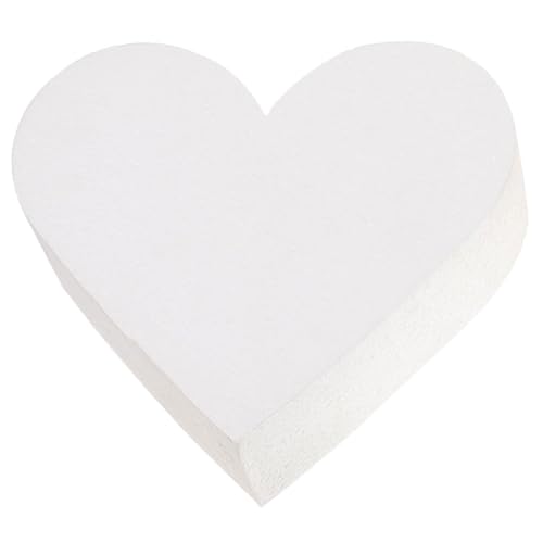 YOSADIER Herzförmiges Schaumstoff Kuchenmodell Höhe zum Dekorieren Backen Üben Styropor Tortenattrappe DIY Kuchen Dummy für Bastelarbeiten und Kreative Kuchendeko YOSADIER Herzförmiges Schaumstoff Kuchenmodell Höhe zum Dekorieren Backen Üben Styropor Tortenattrappe DIY Kuchen Dummy für Bastelarbeiten und Kreative Kuchendeko von YOSADIER