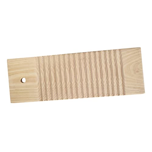 YOSADIER Holz Wäschebrett Rutschfestes Handwaschbrett aus Hochwertigem Holz für Einfache und Schonende von Kleidung Handtüchern für Unterwegs von YOSADIER