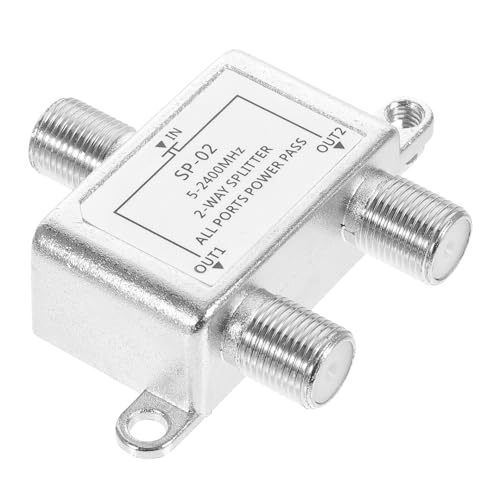 YOSADIER Kabelsplitter Koaxialverteiler für Tv und Digitale Kompatibel für Kabel Tv und Hochgeschwindigkeitsanwendungen YOSADIER Kabelsplitter Koaxialverteiler für Tv und Digitale Kompatibel für Kabel Tv und Hochgeschwindigkeitsanwendungen von YOSADIER
