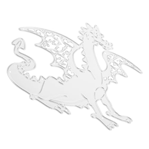 YOSADIER Kohlenstoffstahl Stanzform Drachenelement Für Dekoratives Papier DIY-bastelarbeiten Stanzformen Aus Metallstanzungen Schablonenvorlagen Stanzformen Für Festivals Für Partys Mit EIN von YOSADIER