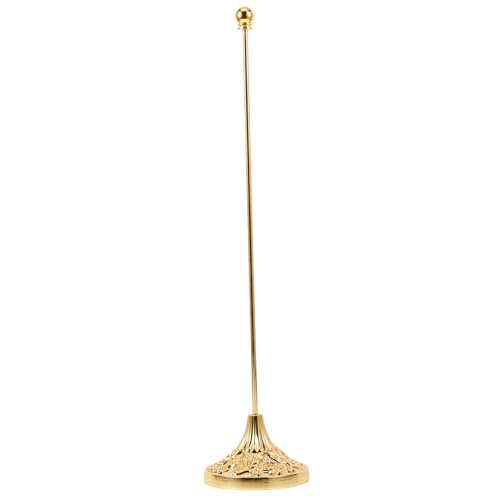 YOSADIER Metall Tischflaggenständer Förmigem Sockel und Goldenem Design Langlebiger Desktop Flaggenhalter für Büro und Dekorativer Fahnenmastständer YOSADIER Metall Tischflaggenständer Förmigem Sockel und Goldenem Design Langlebiger Desktop Flaggenhalter für Büro und Dekorativer Fahnenmastständer von YOSADIER