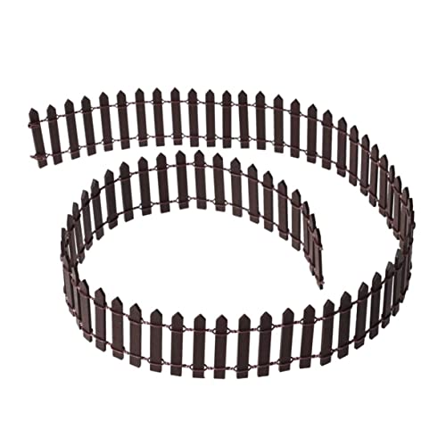 YOSADIER Miniaturzaun für Feengärten Flexibles Dekorationszubehör für Mini Häuser Kaffeefarbe für Kreative und DIY Projekte YOSADIER Miniaturzaun für Feengärten Flexibles Dekorationszubehör für Mini Häuser Kaffeefarbe für Kreative und DIY Projekte von YOSADIER