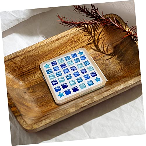 YOSADIER Mosaiksteine Für DIY Untersetzer Coaster Mit Aufklebern Innovatives Bastelmaterial Für Tassen Und Geschirr Hitzebeständig Und rutschfest von YOSADIER