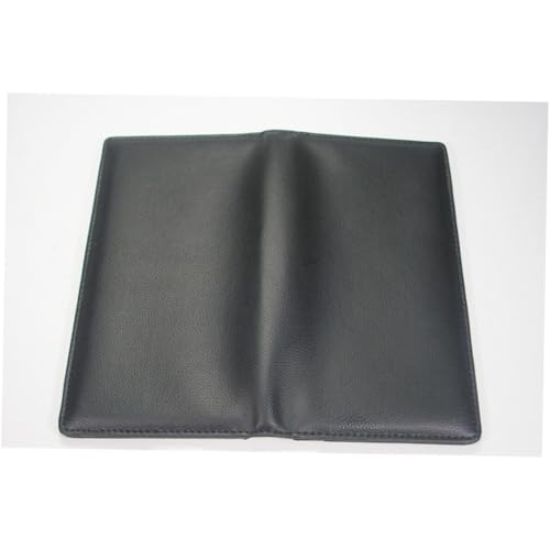 YOSADIER PU Leder Check Holder mit Stiftclip Eleganter Platzsparender Restaurant und Bar Menüordner für Ktv und Gastronomie Schwarz Praktischer Begleiter für Gästeabrechnungen von YOSADIER