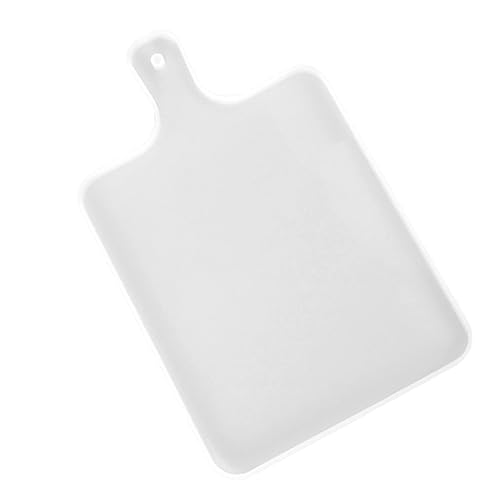 YOSADIER Palettenform Tabletts Wiederverwendbar Dekorativ Flexible Schalenform Flexible Diy-form Flexibler Untersetzerform Flexible Silikonform Flexibler Harzform Weiß Kieselgel von YOSADIER