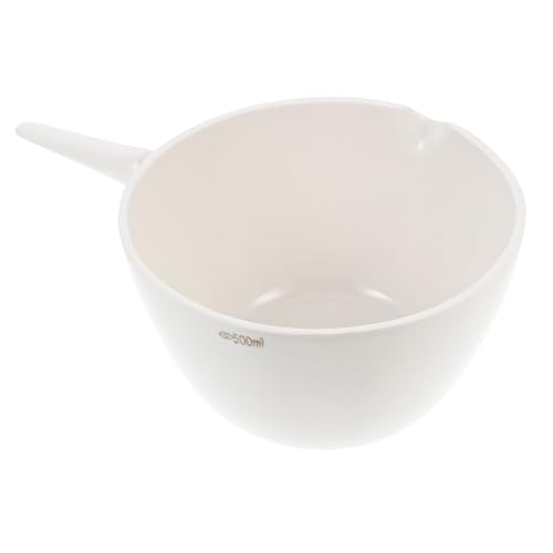 YOSADIER Porzellan Abdampfschale mit Griff Rundes Laborgerät Chemikalienbeständig Stabile Abdampfbehälter für Schule und Labor YOSADIER Porzellan Abdampfschale mit Griff Rundes Laborgerät Chemikalienbeständig Stabile Abdampfbehälter für Schule und Labor von YOSADIER