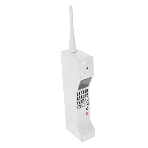YOSADIER Retro Handyskulptur aus Dekorative Tischornament für Büro und Zuhause Vintage Handy Modell Weiß für Positive Energie und Kreative Fotohintergründe YOSADIER Retro Handyskulptur aus Dekorative Tischornament für Büro und Zuhause Vintage Handy Modell Weiß für Positive Energie und Kreative Fotohintergründe von YOSADIER