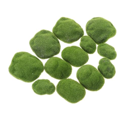 YOSADIER Simulation Moossteine Dekorative Irreguläre Grüne Steine Für Miniaturgärten Terrarien Und Bastelprojekte Künstliche Pflanzen Für Landschaftsgestaltung YOSADIER Simulation Moossteine Dekorative Irreguläre Grüne Steine Für Miniaturgärten Terrarien Und Bastelprojekte Künstliche Pflanzen Für Landschaftsgestaltung von YOSADIER