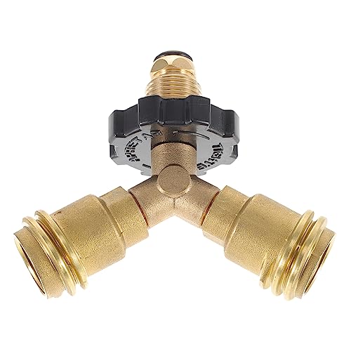 YOSADIER Splitter für Propantanks Dual Verbindung Kit für Grill Campingofen und Heizgeräte Einfache Installation Hohe Zuverlässigkeit Geeignet von YOSADIER